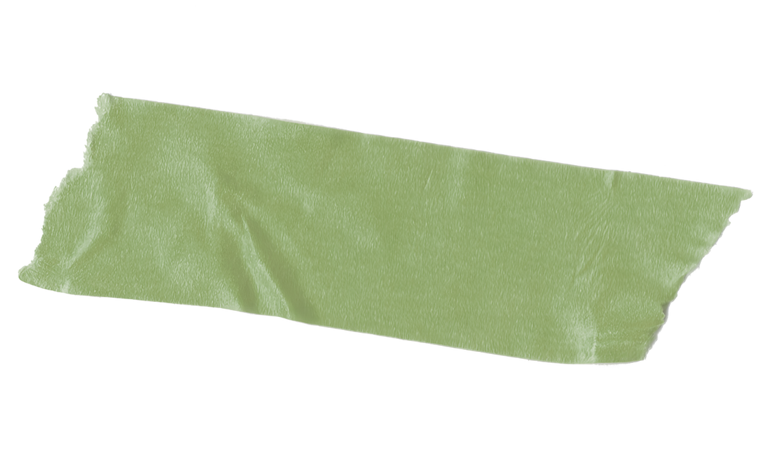 green kraft sticker paper tape washi tape sage